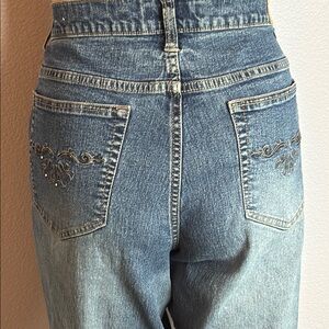 Vintage Duplex Blue Straight Leg Jeans with Vintage Wash